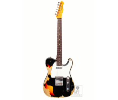 Електрогітара FENDER CUSTOM SHOP 1959 TELECASTER CUSTOM SUPER HEAVY RELIC AGED BLACK OVER 3TSB