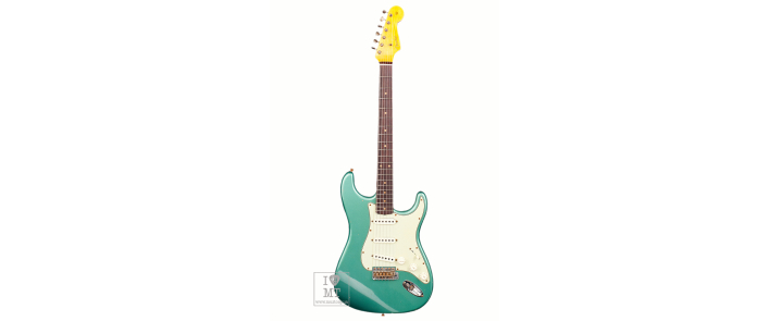 Электрогитара FENDER CUSTOM SHOP 1960 STRATOCASTER JOURNEYMAN RELIC FADED AGED SHERWOOD GREEN METALLIC