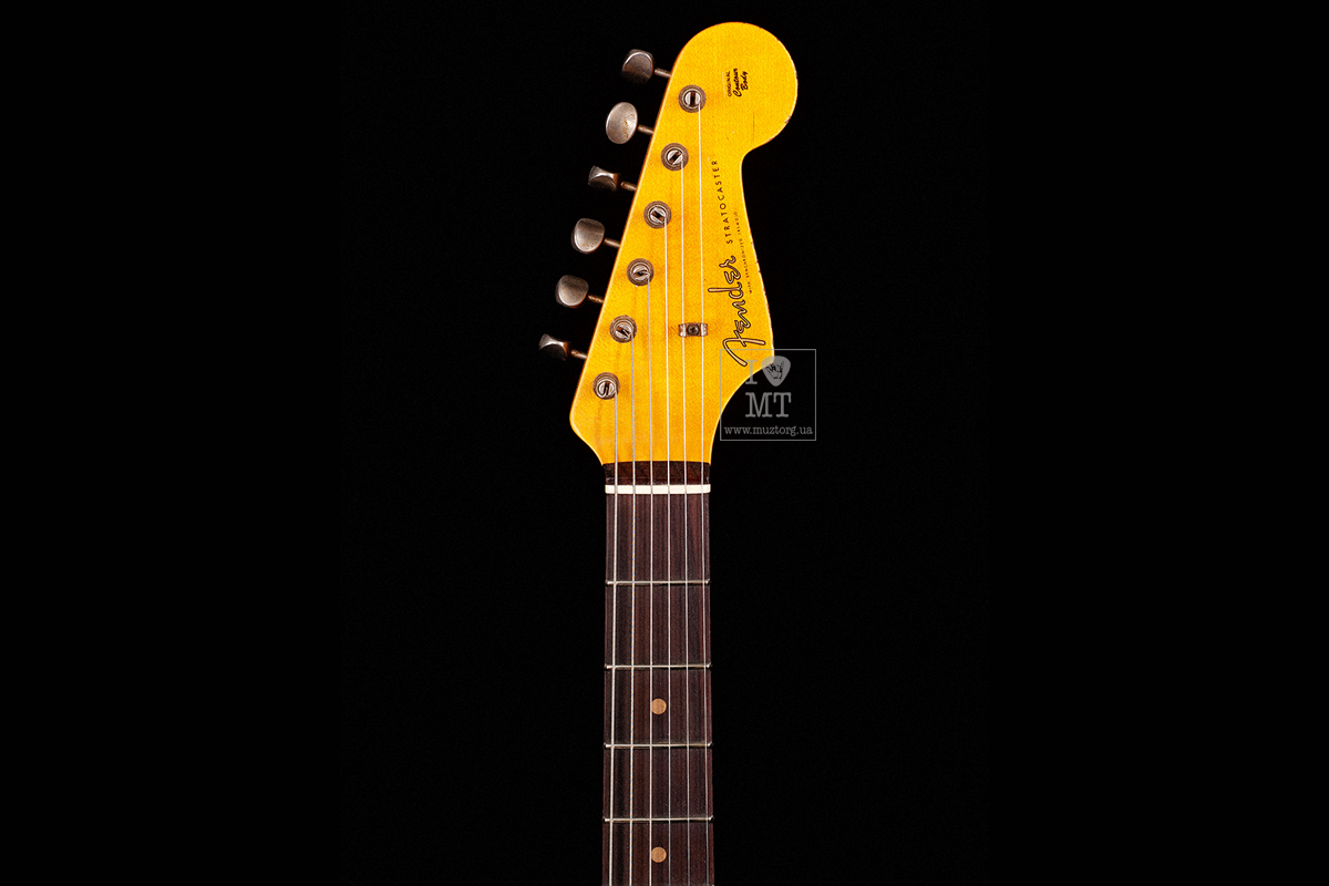 Электрогитара FENDER CUSTOM SHOP 1960 STRATOCASTER JOURNEYMAN RELIC FADED AGED SHERWOOD GREEN METALLIC
