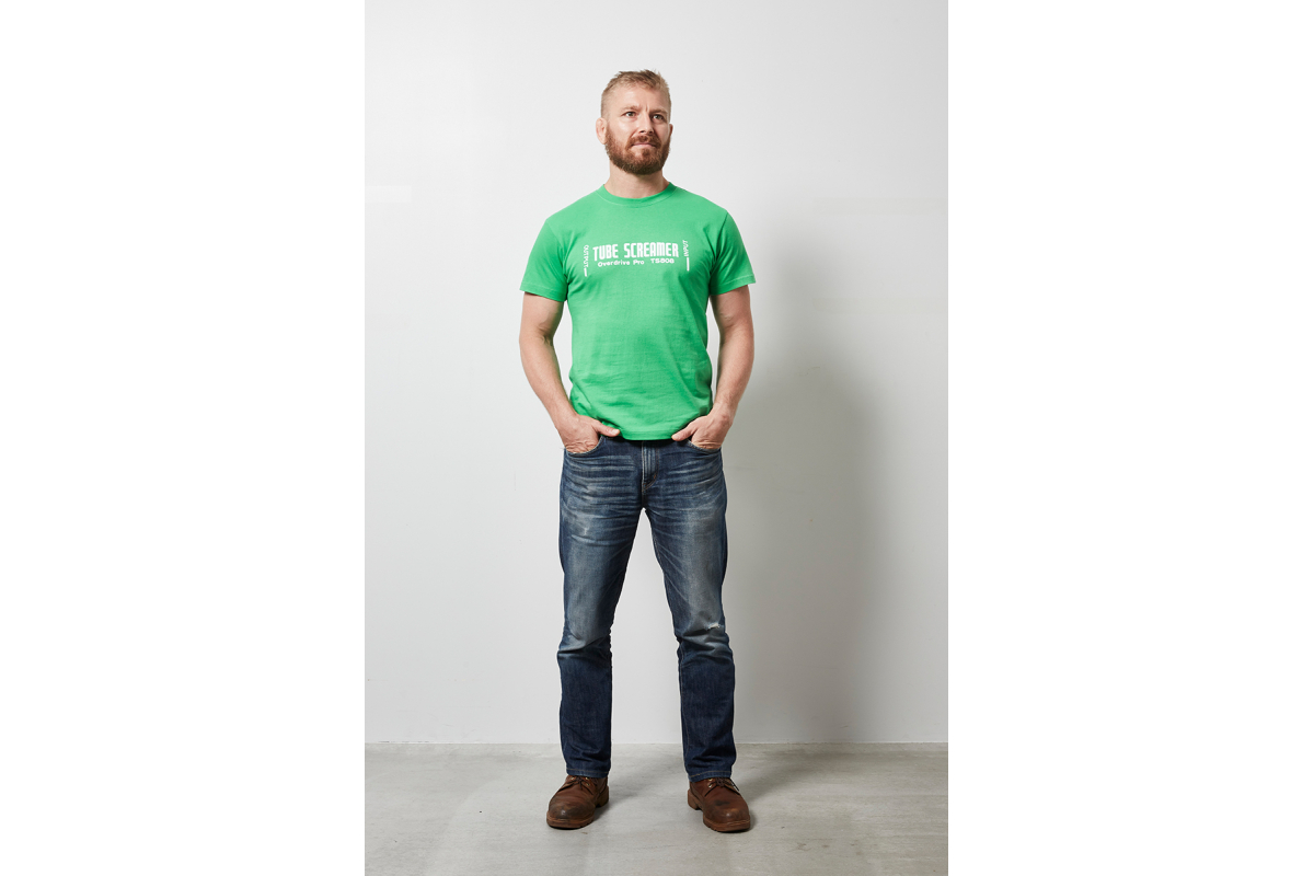 Футболка IBANEZ IBAT010M T-Shirt TS Green M Size