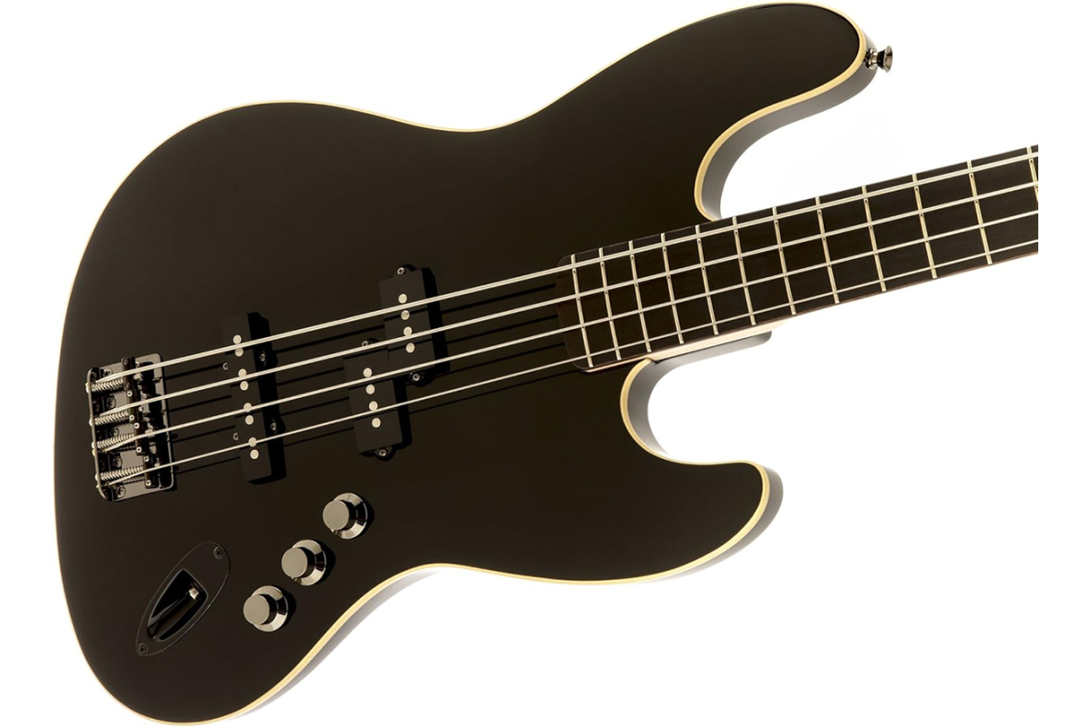 FENDER AERODYNE JAZZ BASS RW BLACK Бас-гітара