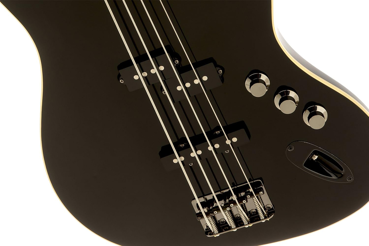 FENDER AERODYNE JAZZ BASS RW BLACK Бас-гітара