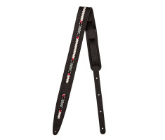 Ремень гитарный FENDER STRAP ACOUSTIC PARAMOUNT LEATHER BLACK