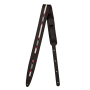 Ремень гитарный FENDER STRAP ACOUSTIC PARAMOUNT LEATHER BLACK