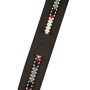 Ремень гитарный FENDER STRAP ACOUSTIC PARAMOUNT LEATHER BLACK