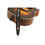 Ремень гитарный FENDER STRAP ACOUSTIC PARAMOUNT LEATHER BLACK