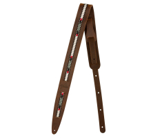 Ремень гитарный FENDER STRAP ACOUSTIC PARAMOUNT LEATHER BROWN
