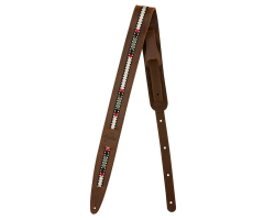 Ремень гитарный FENDER STRAP ACOUSTIC PARAMOUNT LEATHER BROWN