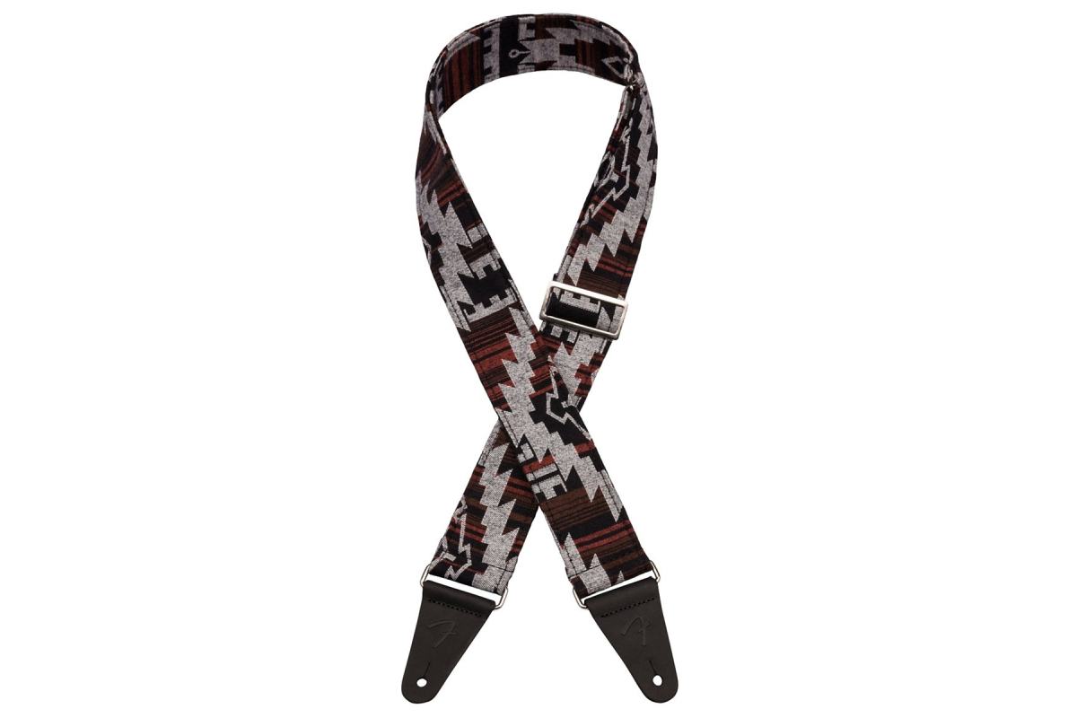 Ремень гитарный FENDER STRAP 2" ZION AZTEC BLACK