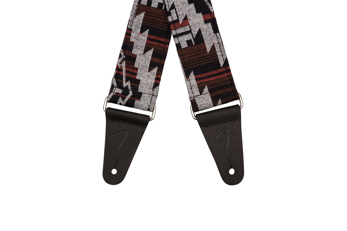 Ремень гитарный FENDER STRAP 2" ZION AZTEC BLACK