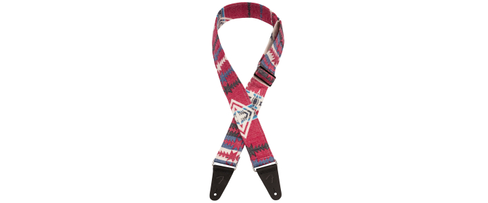 FENDER STRAP 2" ZION AZTEC RED Ремень гитарный