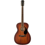 FENDER PO-220E ORCHESTRA ALL MAHOGANY WITH CASE AGED COGNAC BURST Гітара електроакустична