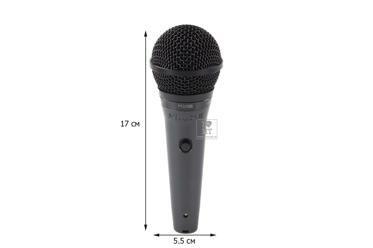 Мікрофон SHURE PGA58-XLR-E