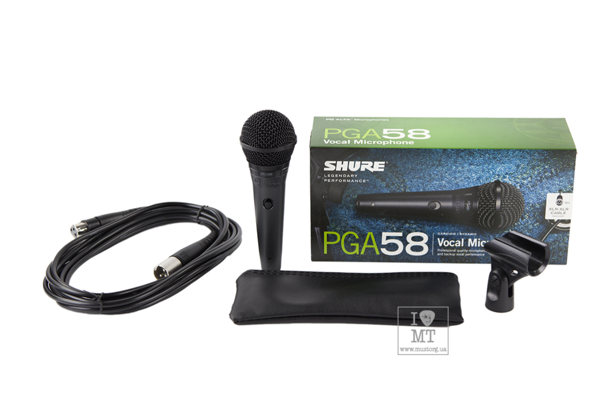 Мікрофон SHURE PGA58-XLR-E
