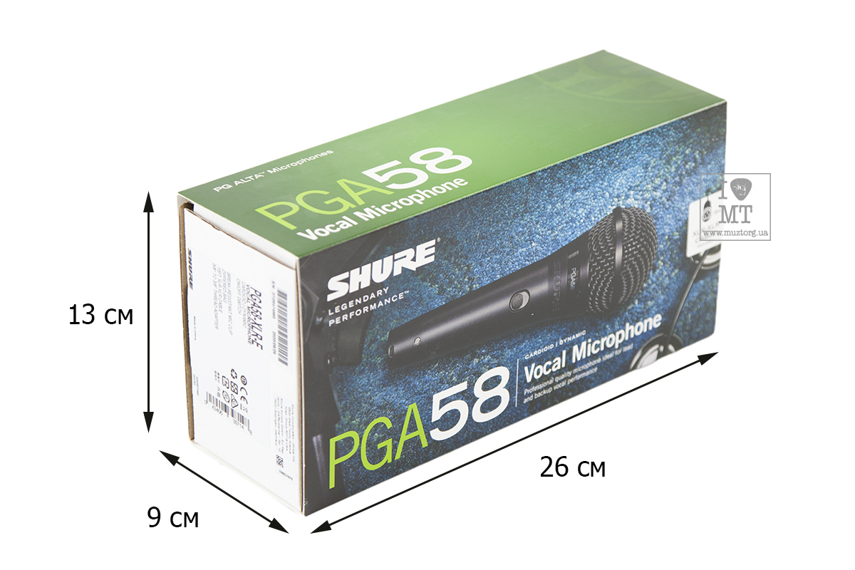 Мікрофон SHURE PGA58-XLR-E