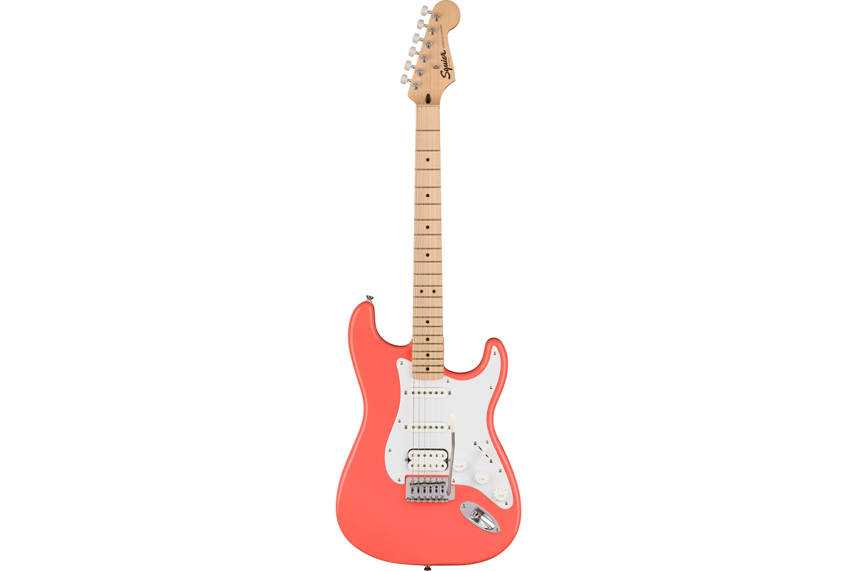 Электрогитара SQUIER by FENDER SONIC STRATOCASTER HSS MN TAHITY CORAL