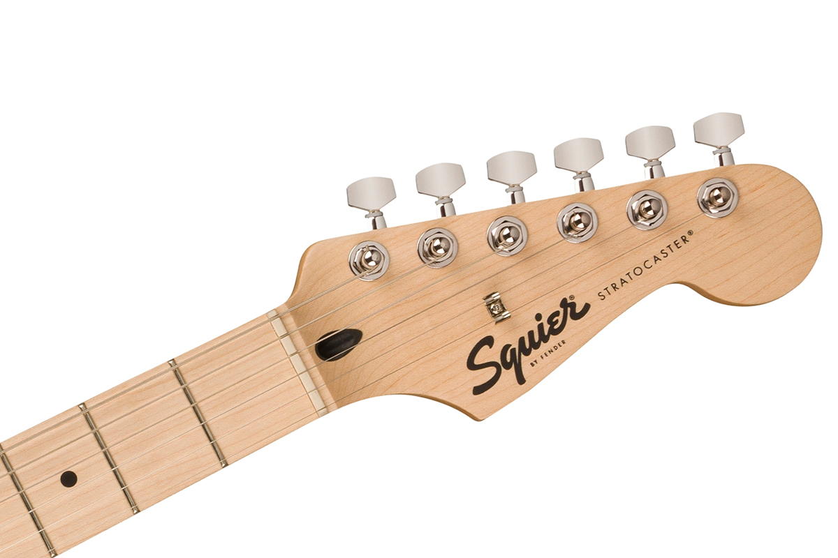 『美品』Squier BY Fender　Stratocaster Электрогитара SQUIER by FENDER SONIC STRATOCASTER HSS MN TAHITY CORAL