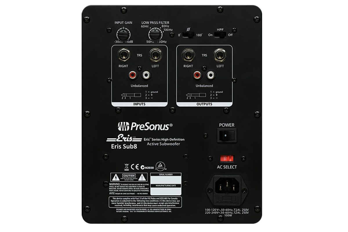 Студийный сабвуфер PRESONUS Eris Sub8