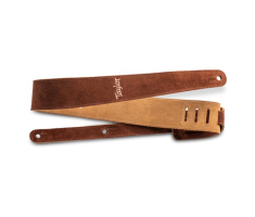 TAYLOR GUITARS STRAP EMBROIDERED SUEDE CHOCOLATE 2.5" Ремень гитарный