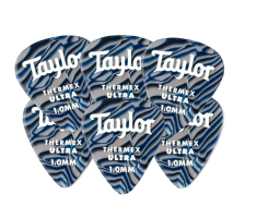 Набір медіаторів TAYLOR GUITARS 351 THERMEX ULTRA PICKS 1.0 MM BLUE SWIRL 6 PACK
