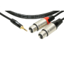 Кабель коммутационный KLOTZ KY8-180 MINILINK PRO Y-CABLE 1.8 M BLACK