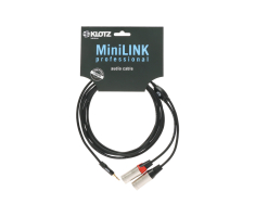 Кабель коммутационный KLOTZ KY9-180 MINILINK PRO Y-CABLE 1.8 M BLACK