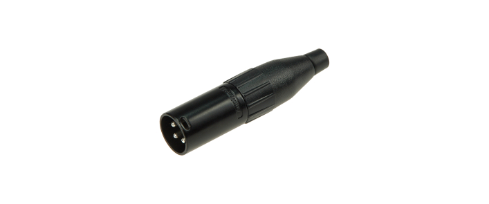 Коннектор XLR 3-pin male (папа) KLOTZ AC3MBBULK