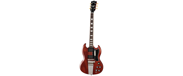 Электрогитара GIBSON SG STANDARD '61 FADED MAESTRO VIBROLA VINTAGE CHERRY