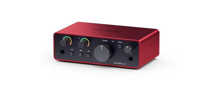 Аудіоінтерфейс FOCUSRITE Scarlett Solo 4th Gen