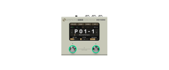 Гитарный процессор эффектов HOTONE AUDIO AMPERO MINI VANILLA