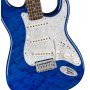 Електрогітара SQUIER AFFINITY SERIES FSR STRATOCASTER QMT SAPPHIRE BLUE TRANSPARENT