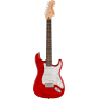 SQUIER by FENDER AFFINITY SERIES FSR STRATOCASTER QMT CRIMSON RED TRANSPARENT Электрогитара