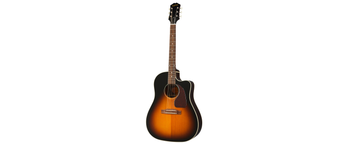 Гітара електроакустична EPIPHONE J-45 EC AGED VINTAGE SUNBURST