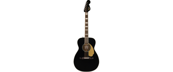 Гитара электроакустическая FENDER MALIBU VINTAGE BLACK