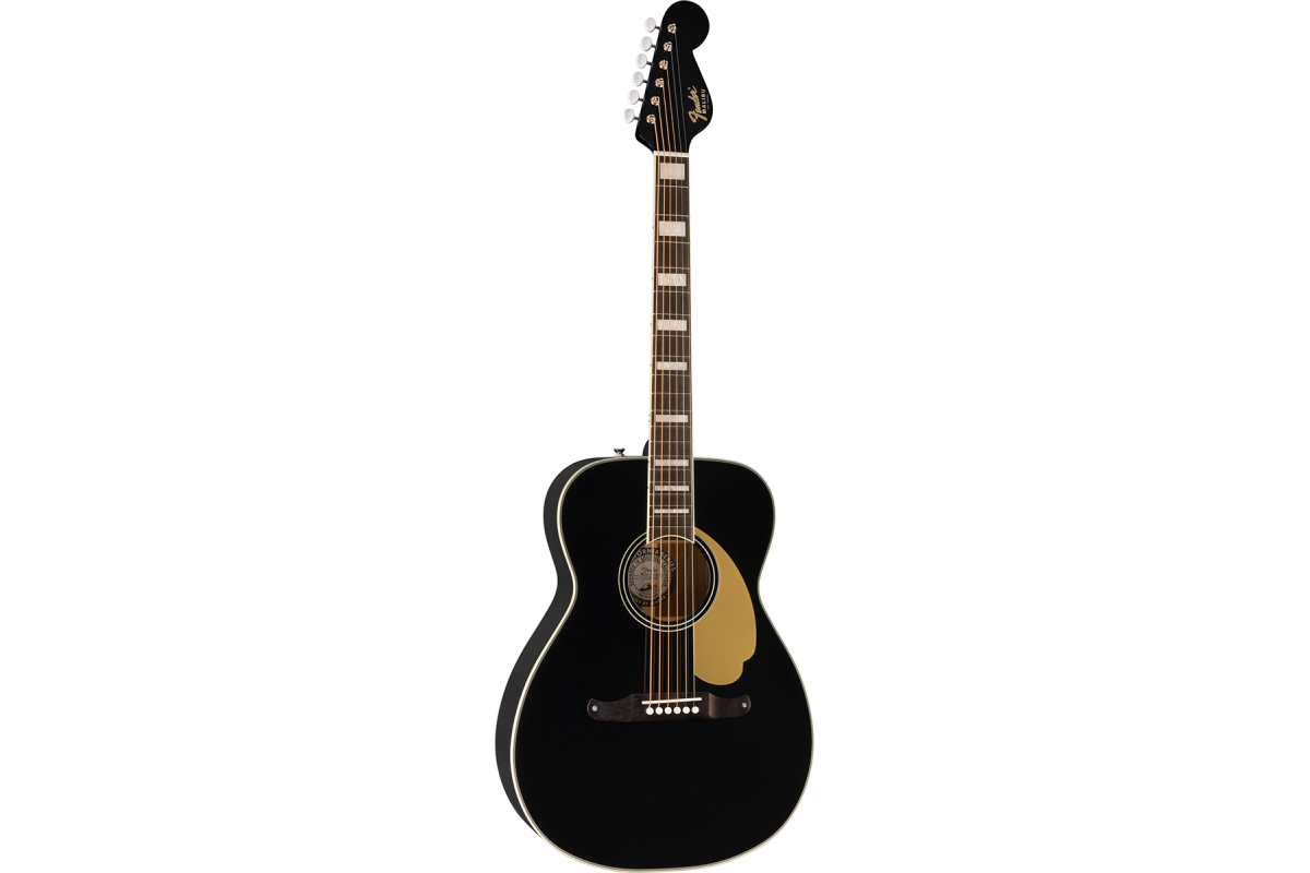 Гитара электроакустическая FENDER MALIBU VINTAGE BLACK