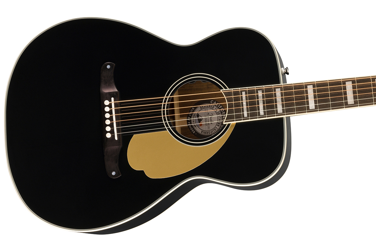 Гитара электроакустическая FENDER MALIBU VINTAGE BLACK