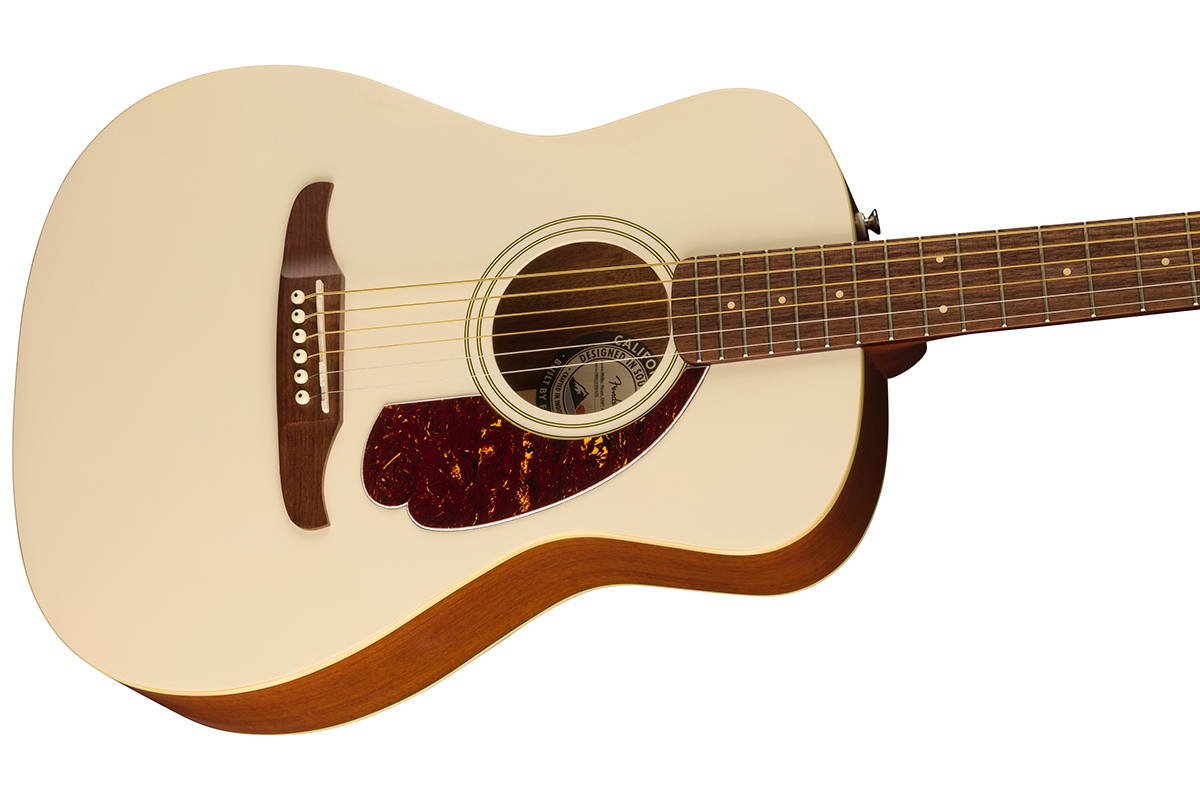 Гітара електроакустична FENDER MALIBU PLAYER OLYMPIC WHITE WN