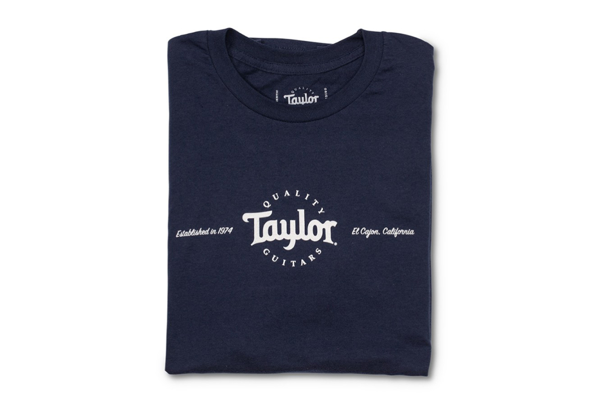 Футболка TAYLOR GUITARS T-SHIRT MENS CLASSIC NAVY BLUE S