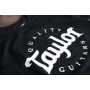 Футболка TAYLOR GUITARS T-SHIRT MENS BLACK WHITE LOGO S