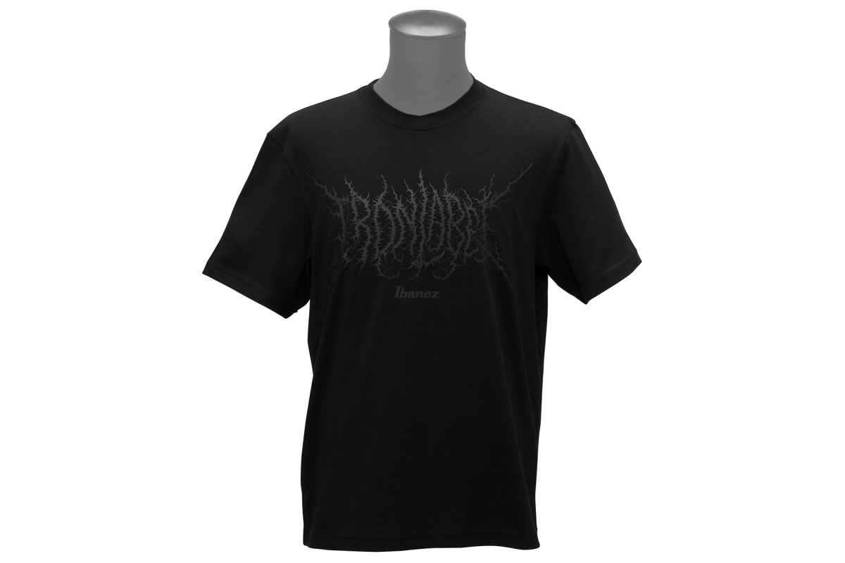 Футболка IBANEZ IBAT011L T-SHIRT IRON LABEL BLACK L SIZE