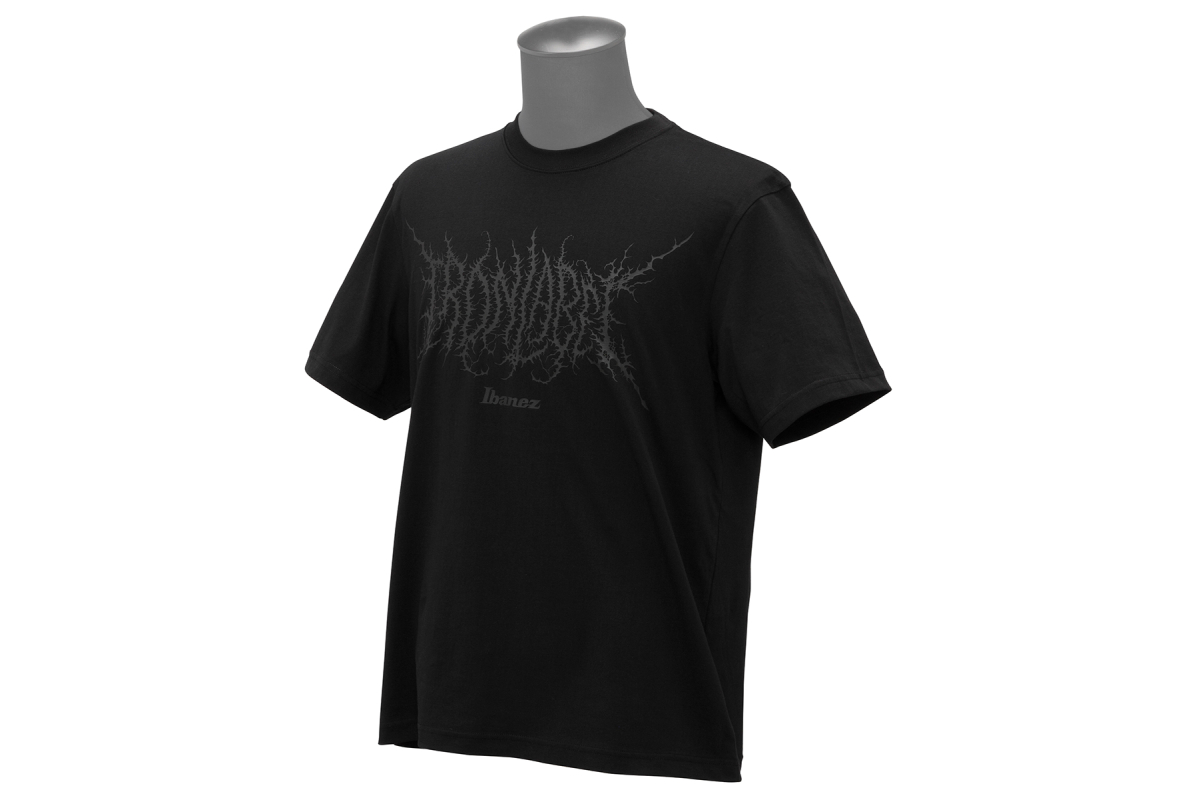 Футболка IBANEZ IBAT011L T-SHIRT IRON LABEL BLACK L SIZE