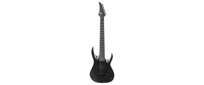 Електрогітара S BY SOLAR TYPE AB AB4.7C-E 7 STRING CARBON BLACK MATTE