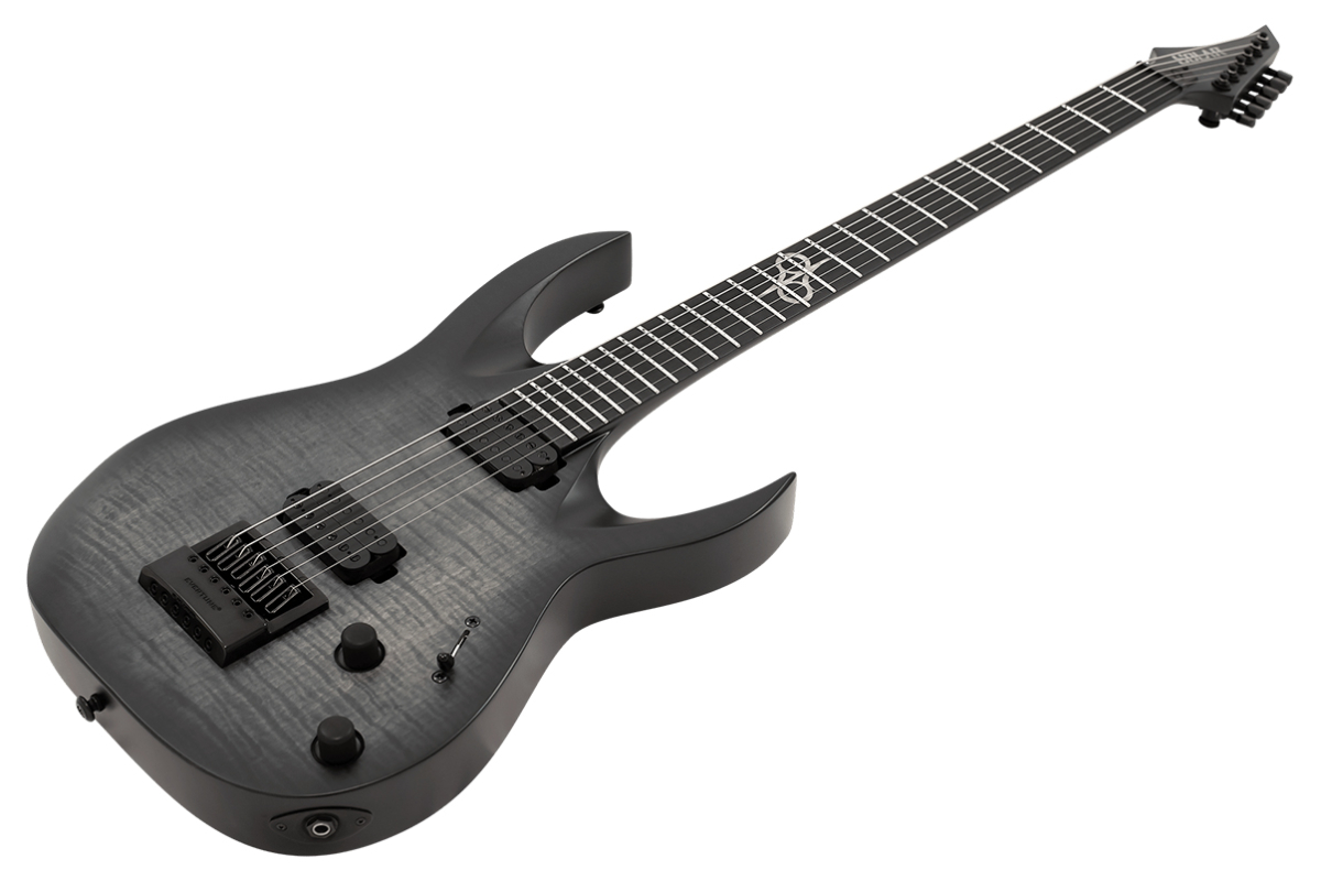 Електрогітара Solar Guitars A1.6FBB-29 FLAME BLACK BURST MATTE