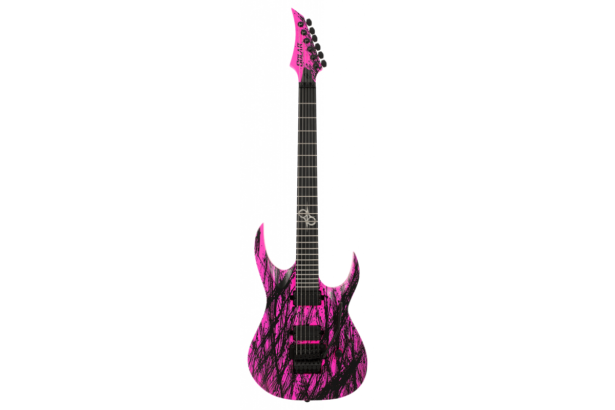  Електрогітара Solar Guitars A2.6FRPN CANIBALISMO PINK NEON MATTE