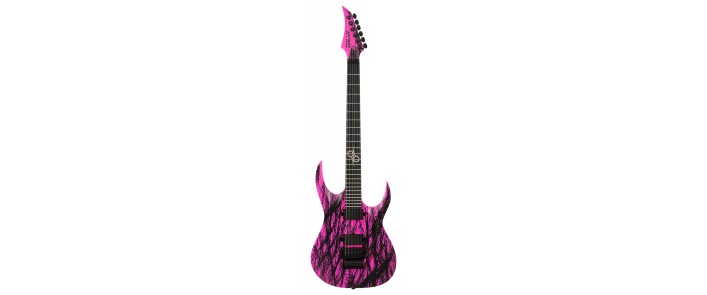  Електрогітара Solar Guitars A2.6FRPN CANIBALISMO PINK NEON MATTE