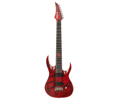 Електрогітара Solar Guitars A2.7CANIBALISMO+ BLOOD RED OPEN PORE W/BLOOD SPLATTER