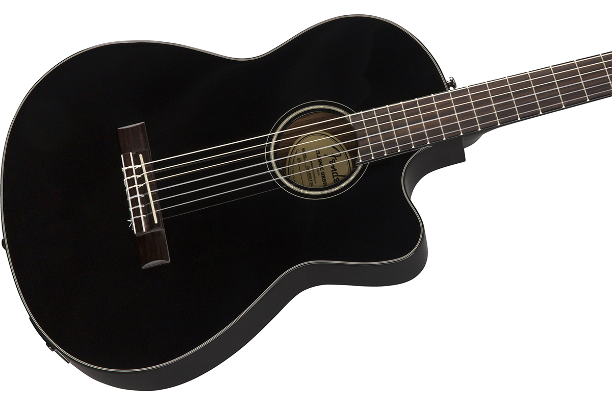 Гитара классическая FENDER CN-140SCE WN BLACK