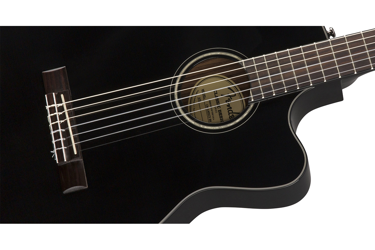 Гитара классическая FENDER CN-140SCE WN BLACK