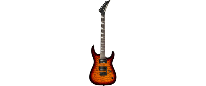 Електрогітара JACKSON JS SERIES DINKY JS20 DKQ 2PT TRANSPARENT TOBACCO BURST
