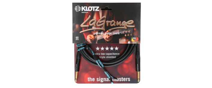 Кабель инструментальный KLOTZ LA-GRANGE INSTRUMENT CABLE BLACK 3M